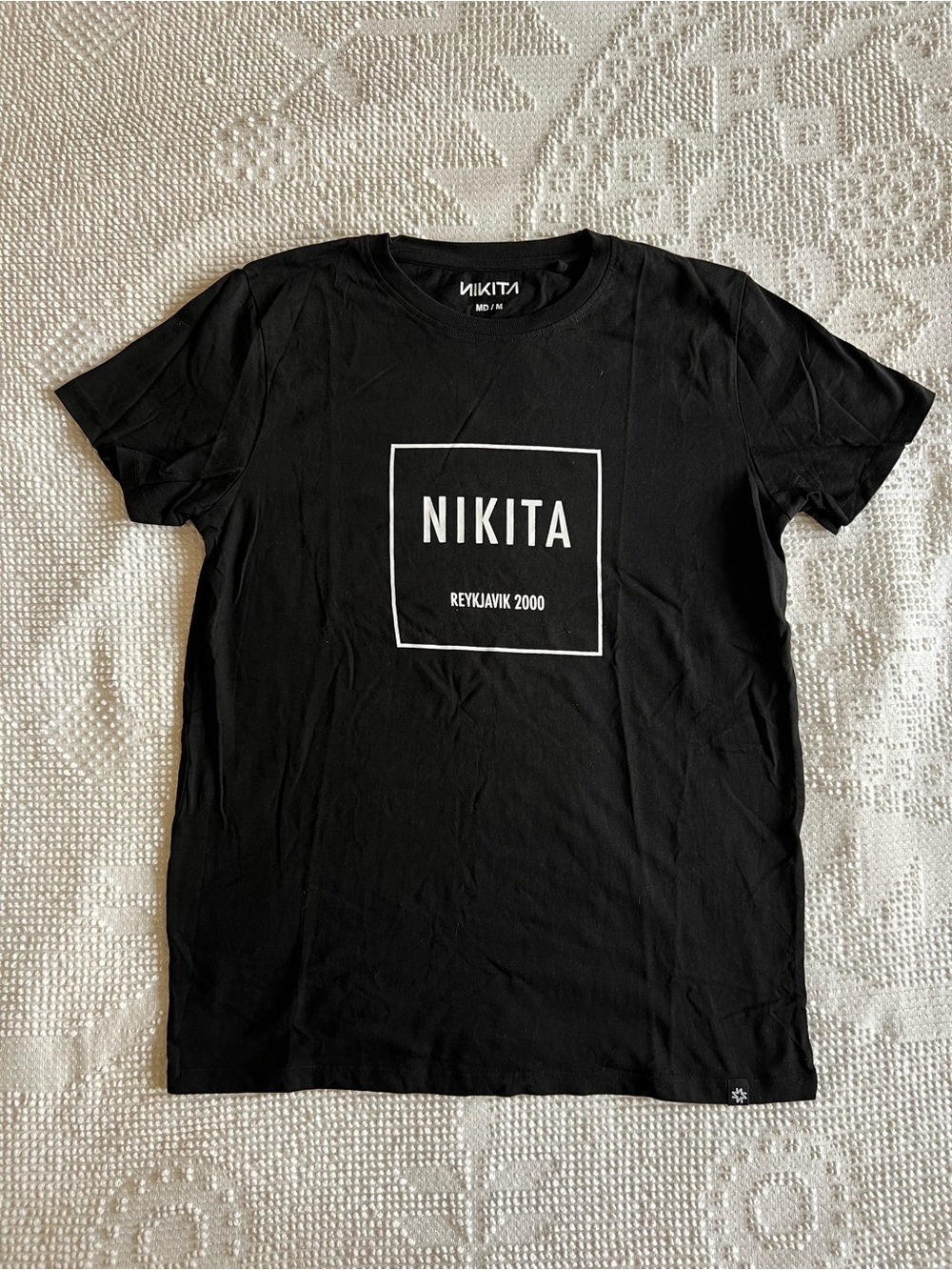 Nikita Women's Black Logo Short Sleeve Tee